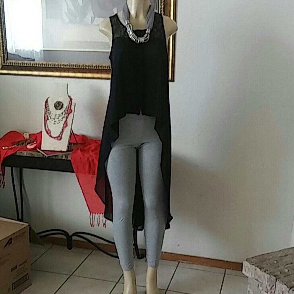 Miss Bisou gray leggings